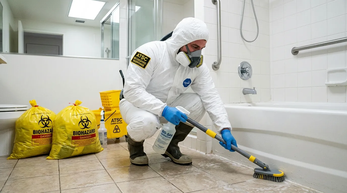 Decontamination equipment deployed for Blood Cleanup in Colesville